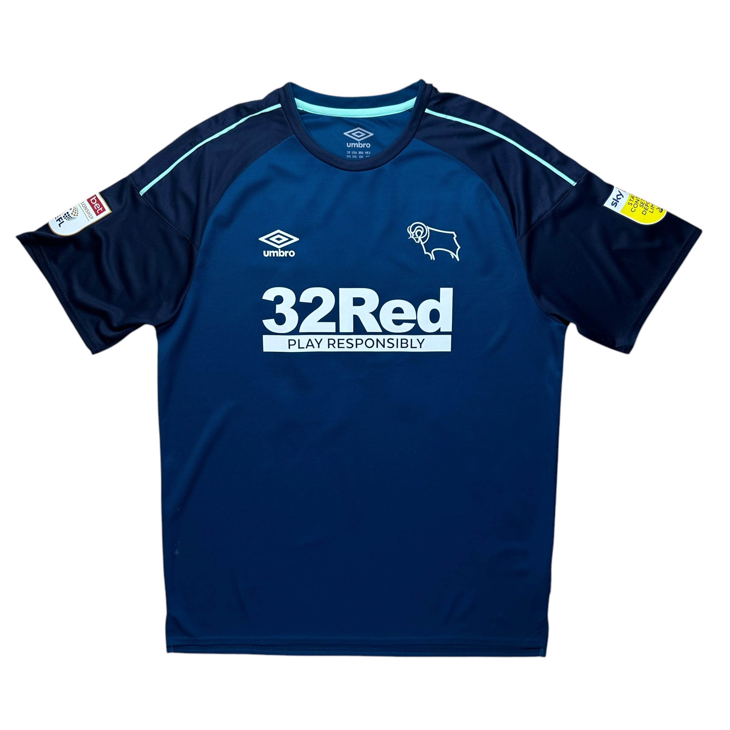 Derby County 2020-21 Away Shirt (XXL) Rooney #32